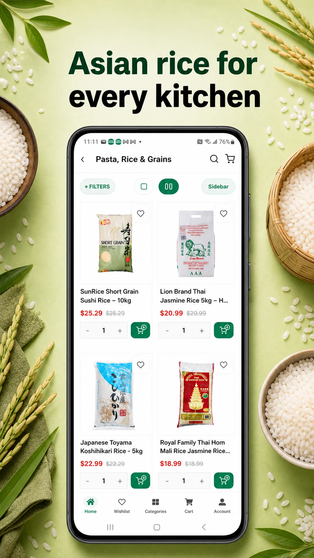 Asian Grocer Online screenshot